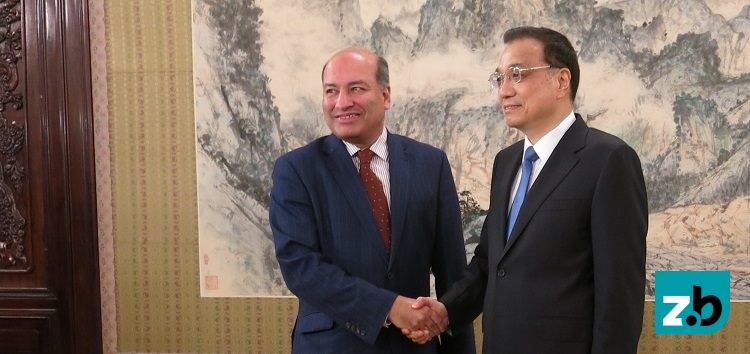 President Chakrabarti meets Chinese Premier Li Keqiang in Beijing